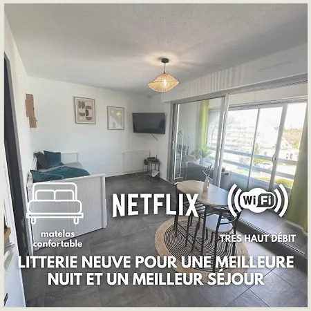Apartment Havre De Sable - Wifi - 250m - Centre A Proximite - Pas De Parking Gratuit Dans La Rue La Grande-Motte